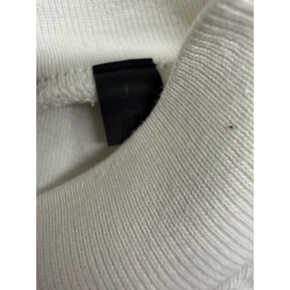 Fear of God Essentials Classic Long Sleeve Tee.Ivory. Oversized.Streetwear. Sz L - Picture 10 of 14